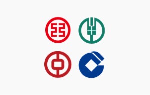 中国商业银行logo/透明背景银行标志