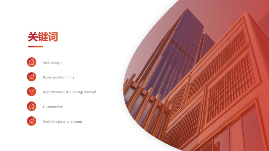 五项列表 PPT目录