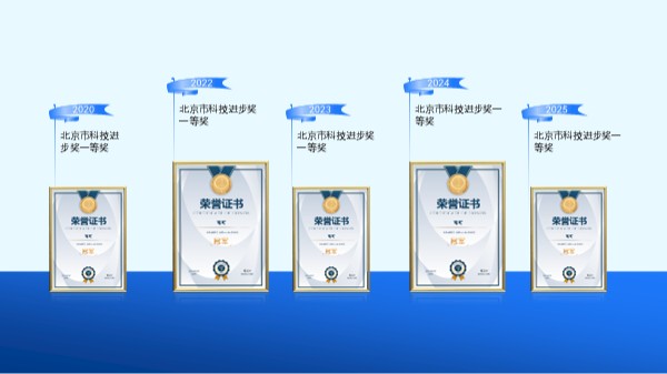 五张竖版证书PPT版式