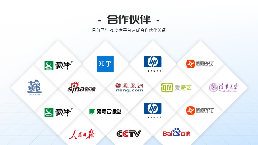 菱形排版品牌logo板式