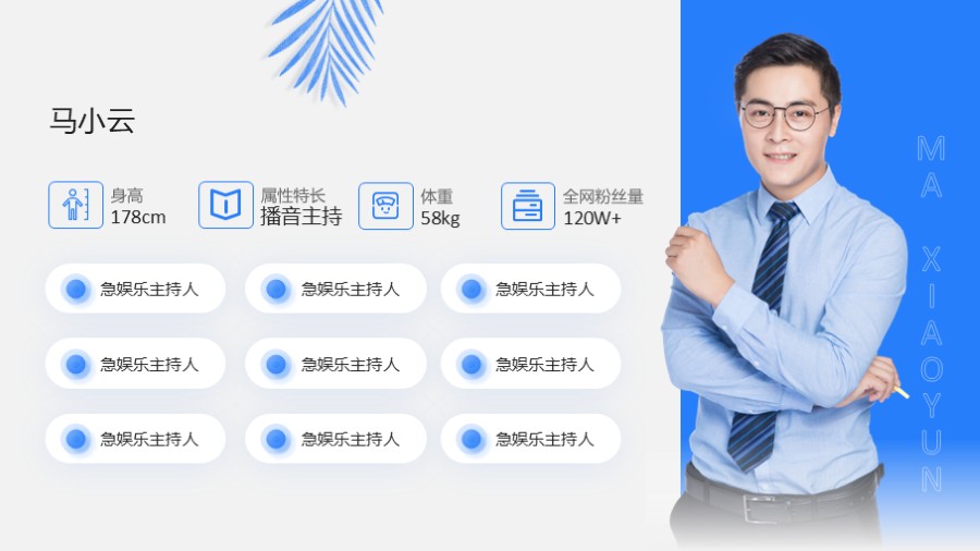 个人履历简介PPT板式