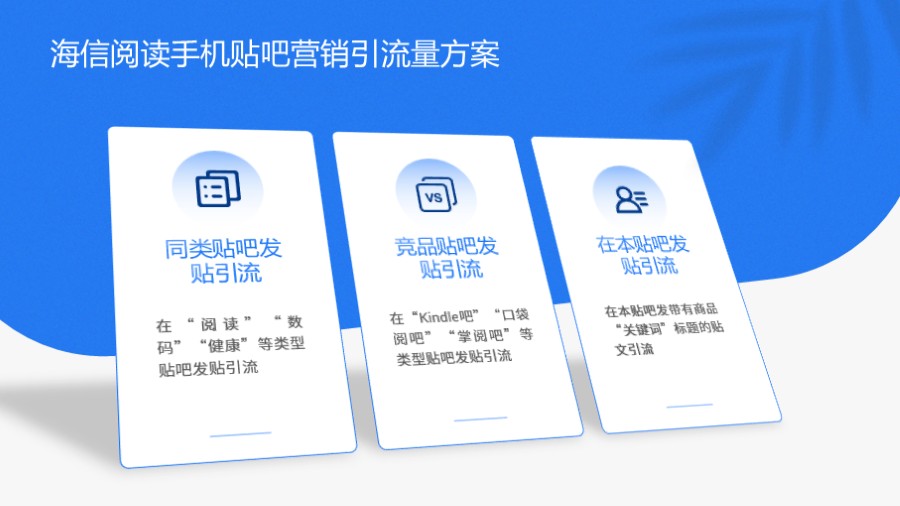 立体感三段并列关系PPT图示
