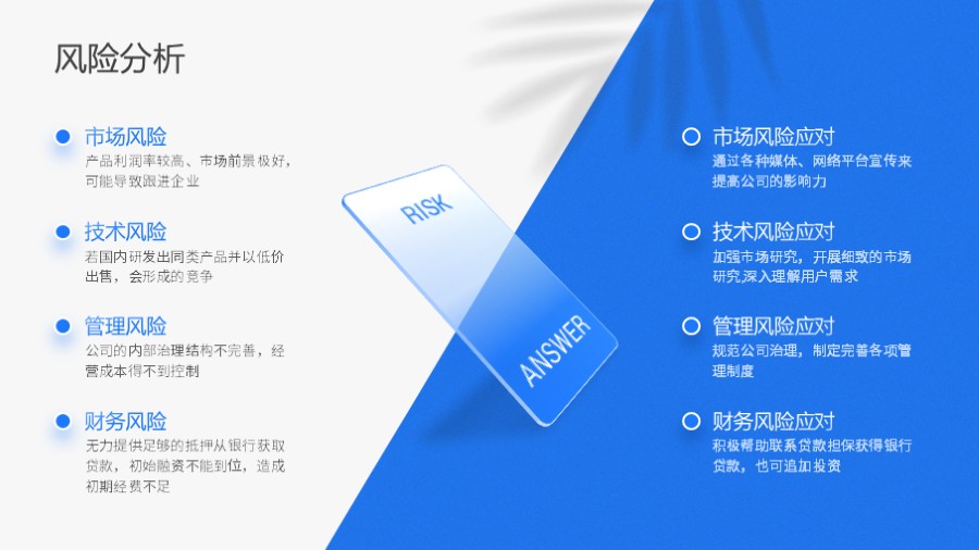 四比四对比关系PPT图示