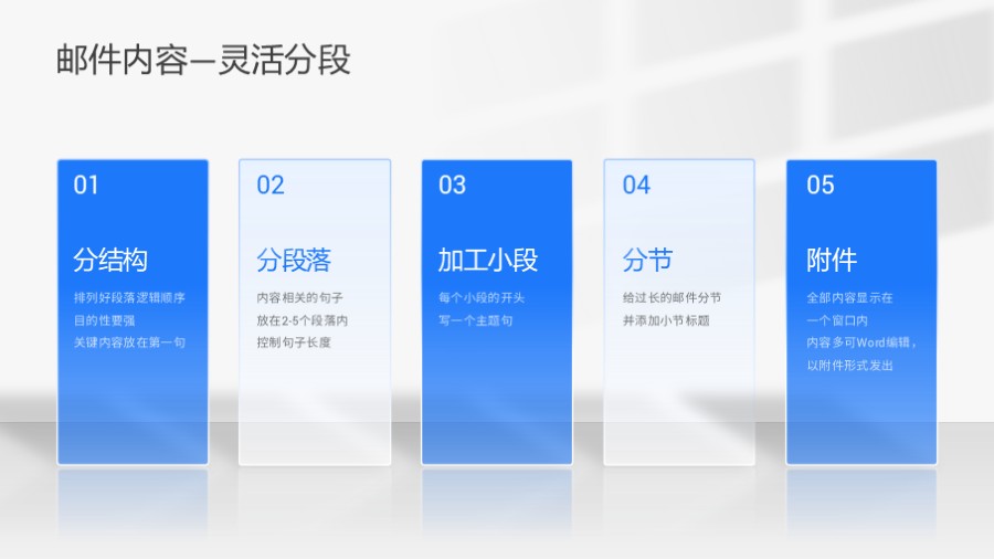 五段并列关系PPT图示