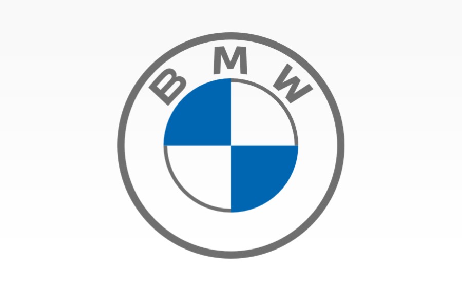 宝马汽车 BWM 车标 扁平化矢量logo