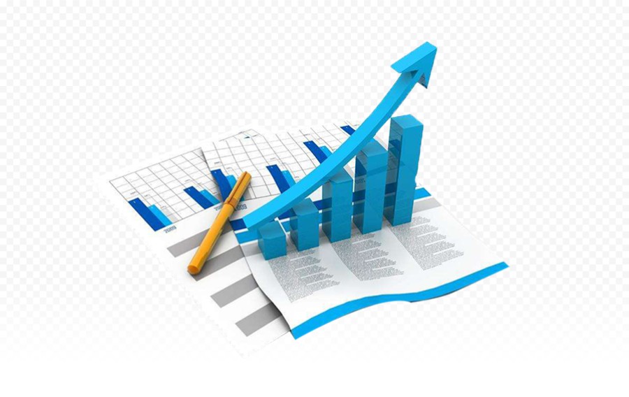 柱状图箭头增长报表