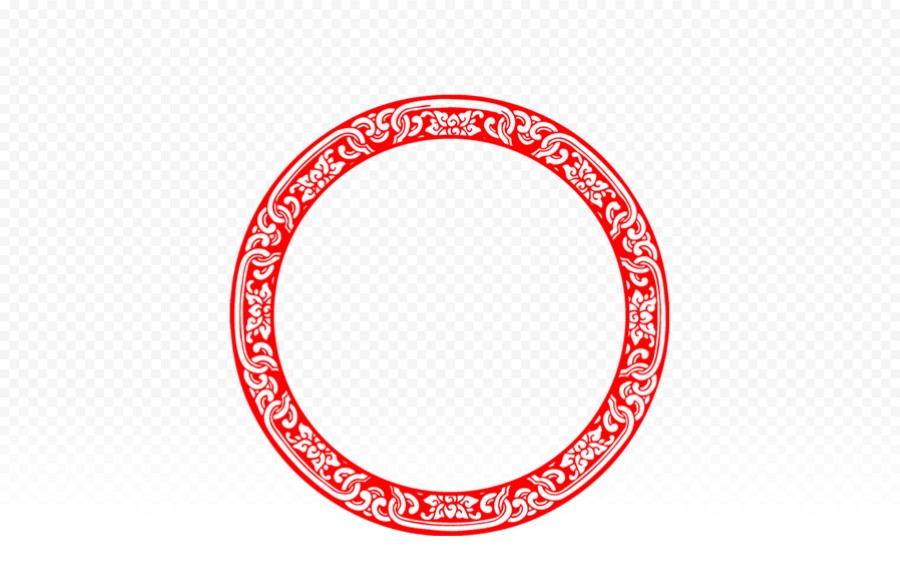 传统花纹圆环