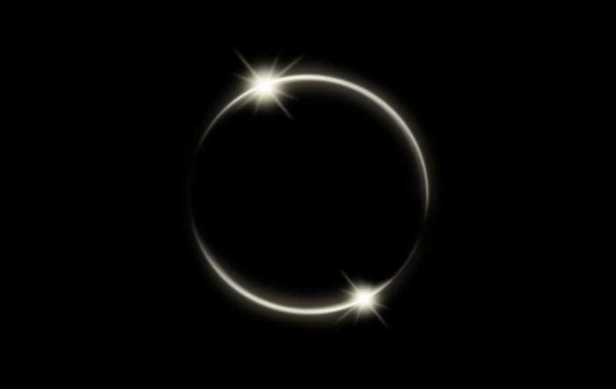 金色光环装饰图